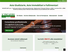 Tablet Screenshot of incantonline.it