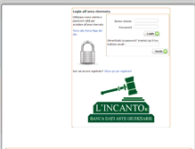 Tablet Screenshot of affiliazioni.incantonline.it